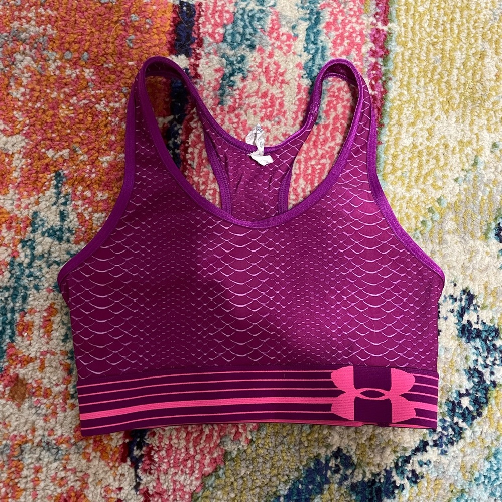 Under Armour pink/purple sports bra